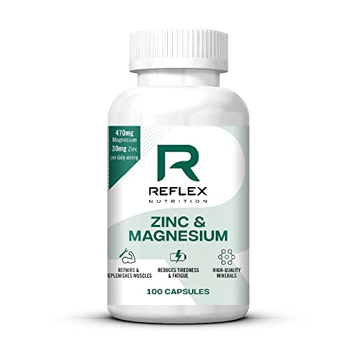 HIGH5 Reflex Nutrition Zinc & Magnesium 100 Caps N/A | High-Quality Vitamins & Minerals | MySupplementShop.co.uk