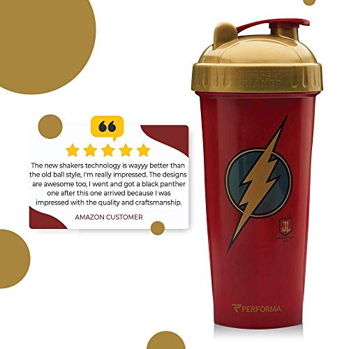 Performa Shakers Justice League Shaker Flash 800ml | High-Quality Water Bottles | MySupplementShop.co.uk