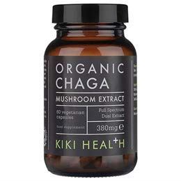 Kiki Health Organic Chaga Extract Mushroom 60 Vegicaps | High-Quality Vitamins & Supplements | MySupplementShop.co.uk