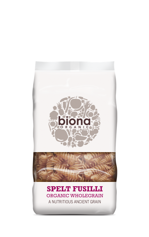Biona Organic Spelt Wholegrain Fusilli 500g | High-Quality Health Foods | MySupplementShop.co.uk