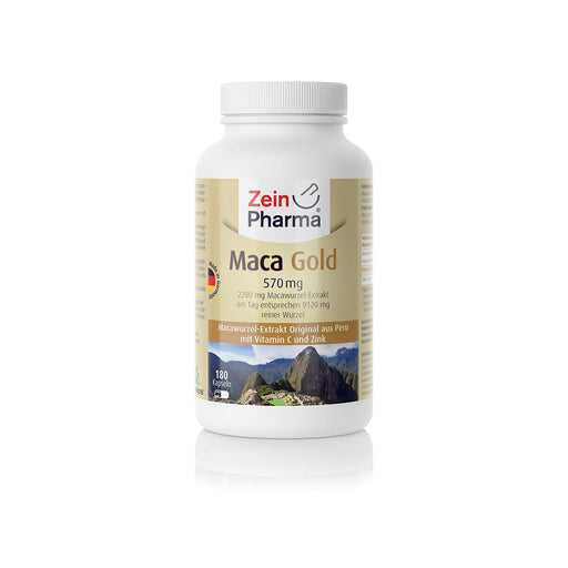 Zein Pharma Maca Gold, 570mg - 180 caps | High-Quality Sports Supplements | MySupplementShop.co.uk