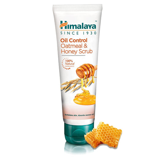Himalaya Oil Control Oatmeal & Honey Scrub - 75 ml. | High-Quality Sports Supplements | MySupplementShop.co.uk