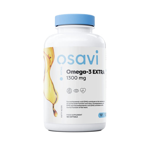 Osavi Omega-3 Extra, 1300mg (Lemon) - 180 softgels (EAN 5904139920381) | High-Quality Omega-3 | MySupplementShop.co.uk