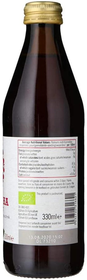 Biona Organic Kombucha Sour Cherry Mint 330ml | High-Quality Health Foods | MySupplementShop.co.uk