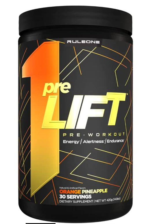 Rule One PreLIFT, Orange Pineapple - 420 grams | High-Quality Post Cycle Recovery | MySupplementShop.co.uk