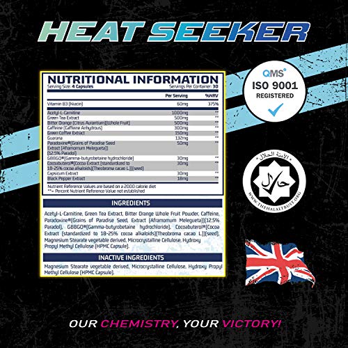 Chemical Warfare Heat Seeker Weight Management 90 Caps | High-Quality Sports Nutrition | MySupplementShop.co.uk