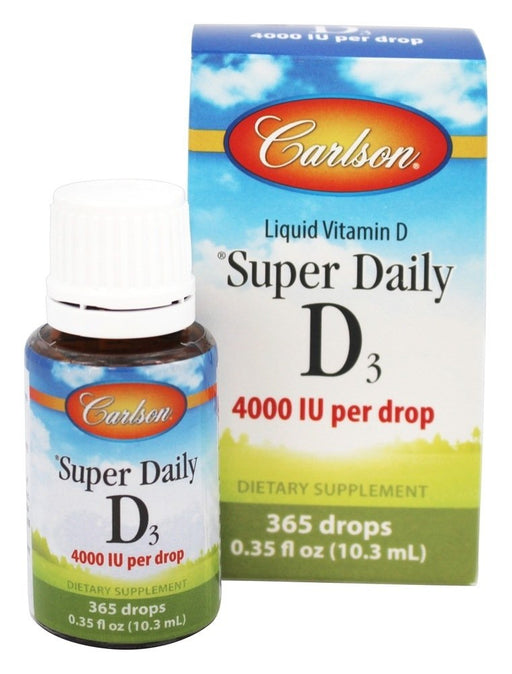 Super Daily D3, 4000 IU - 10 ml. | High-Quality Vitamin | MySupplementShop.co.uk
