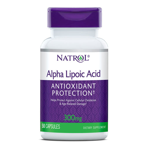 Natrol Alpha Lipoic Acid, 300mg - 50 caps | High-Quality Alpha Lipoic Acid | MySupplementShop.co.uk