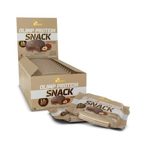 Olimp Nutrition Protein Snack, Hazelnut - 12 x 60g | High-Quality Protein Bars | MySupplementShop.co.uk