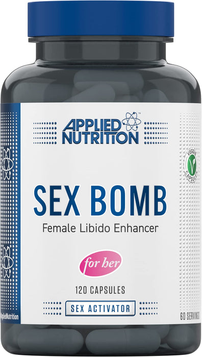 Applied Nutrition Sex Bomb Female Libido Enhancer 120 Veg Caps | High-Quality Supplements for Women | MySupplementShop.co.uk