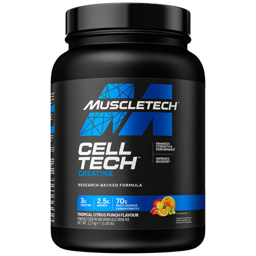 Cell-Tech Creatine, Tropical Citrus Punch - 2270g by MuscleTech at MYSUPPLEMENTSHOP.co.uk