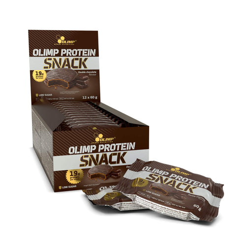 Olimp Nutrition Protein Snack, Double Chocolate - 12 x 60g | High-Quality Protein Bars | MySupplementShop.co.uk