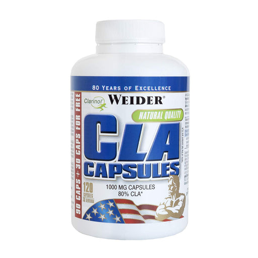 Weider CLA Capsules - 120 caps | High-Quality Omegas, EFAs, CLA, Oils | MySupplementShop.co.uk