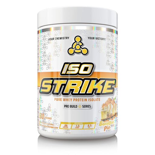 Chemical Warfare Iso-Strike Whey Isolate 900g Banoffe Pie | High-Quality Supplements | MySupplementShop.co.uk