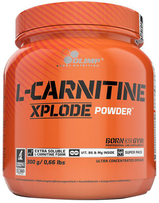 Olimp Nutrition L-Carnitine Xplode Powder, Orange - 300 grams | High-Quality Amino Acids and BCAAs | MySupplementShop.co.uk
