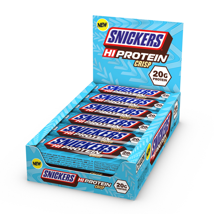 Snickers Hi-Protein Bars 12 x 55g | High-Quality Sports Nutrition | MySupplementShop.co.uk
