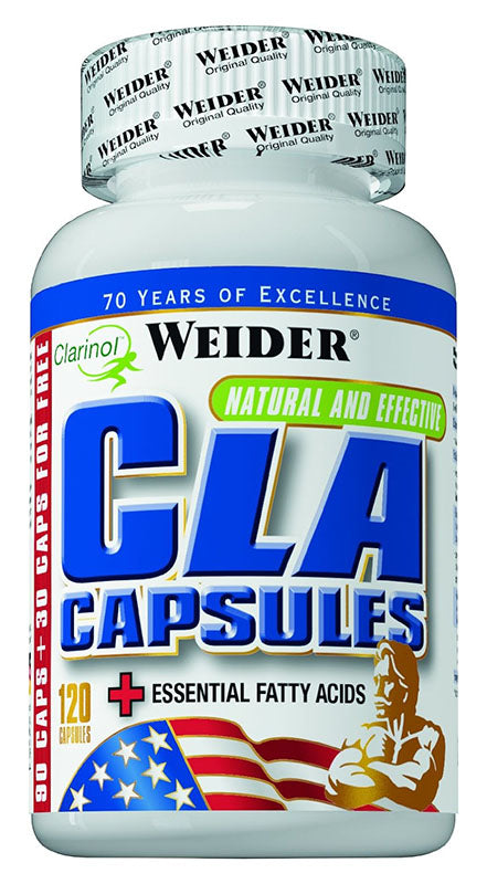Weider CLA Capsules - 120 caps | High-Quality Omegas, EFAs, CLA, Oils | MySupplementShop.co.uk