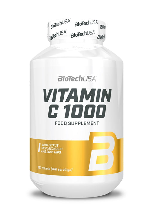 BioTechUSA Vitamin C 1000 - 100 tablets | High-Quality Sports Supplements | MySupplementShop.co.uk