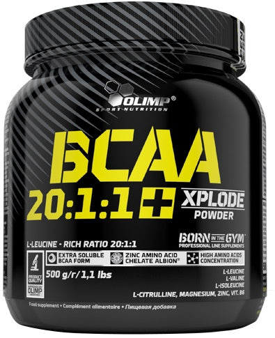Olimp Nutrition BCAA 20:1:1 Xplode, Pear - 500 grams | High-Quality Amino Acids and BCAAs | MySupplementShop.co.uk