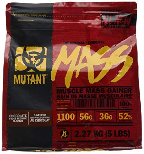 Mutant Mass 2.27kg Chocolate Fudge Brownie | High-Quality Vitamins & Supplements | MySupplementShop.co.uk