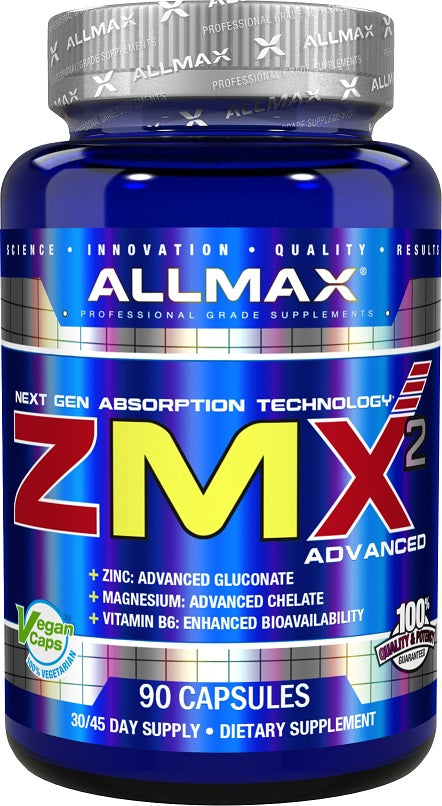 AllMax Nutrition ZMX 2 Advanced - 90 caps | High-Quality Natural Testosterone Support | MySupplementShop.co.uk