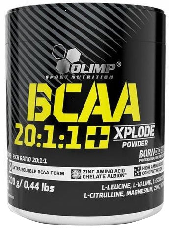 Olimp Nutrition BCAA 20:1:1 Xplode, Pear - 200 grams | High-Quality Amino Acids and BCAAs | MySupplementShop.co.uk