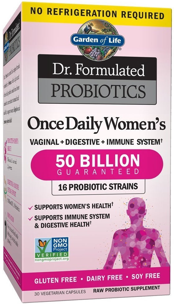 Garden of Life Dr. Formulated Probiotics Once Daily Women's - 30 vcaps | High-Quality Health and Wellbeing | MySupplementShop.co.uk