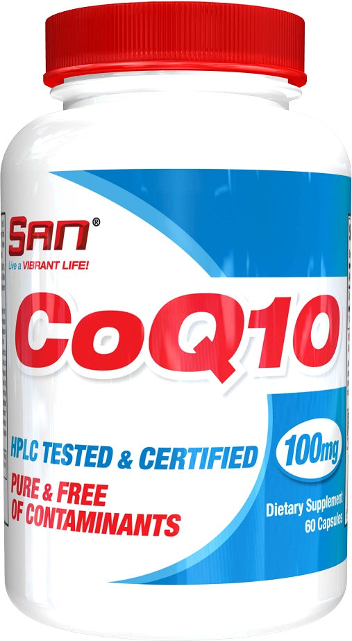 SAN CoQ10, 100mg - 60 caps | High-Quality Health and Wellbeing | MySupplementShop.co.uk