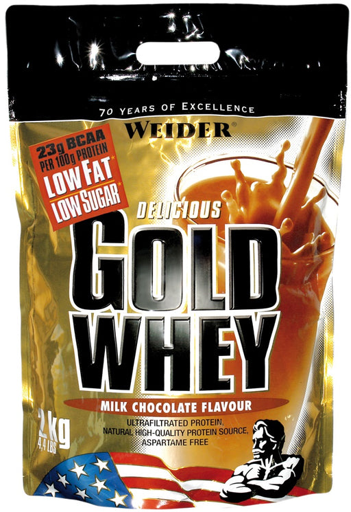 Weider Gold Whey, Milk Chocolate - 2000 grams | High-Quality Protein | MySupplementShop.co.uk