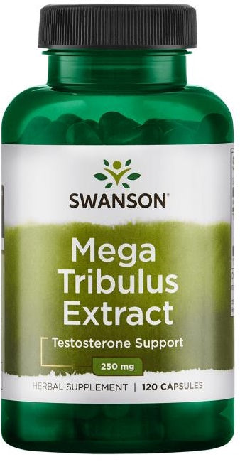 Swanson Mega Tribulus Extract, 250mg - 120 caps | High-Quality Natural Testosterone Support | MySupplementShop.co.uk