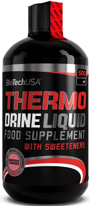 BioTechUSA ThermoDrineLiquid, Grapefruit - 500 ml. | High-Quality Slimming and Weight Management | MySupplementShop.co.uk