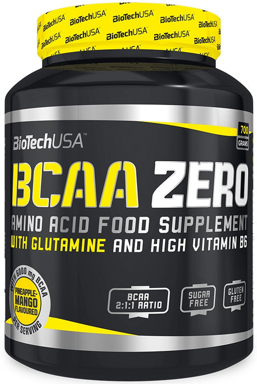 BioTechUSA BCAA Zero, Orange - 700 grams | High-Quality Amino Acids and BCAAs | MySupplementShop.co.uk