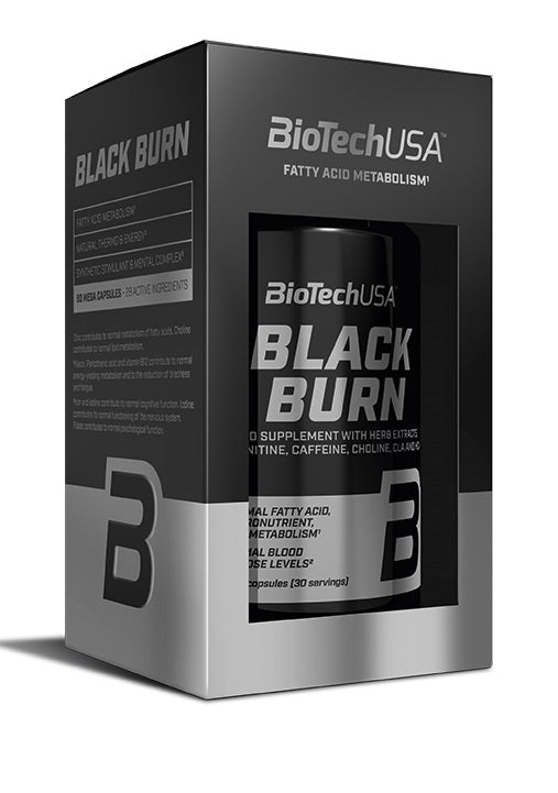 BioTechUSA Black Burn - 90 mega caps | High-Quality Slimming and Weight Management | MySupplementShop.co.uk