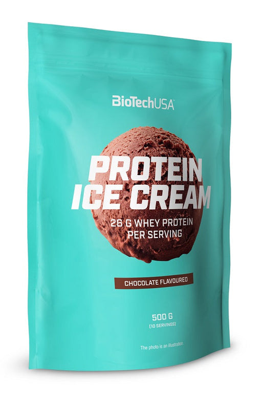 BioTechUSA Protein Ice Cream, Chocolate - 500g | High-Quality Combination Multivitamins & Minerals | MySupplementShop.co.uk