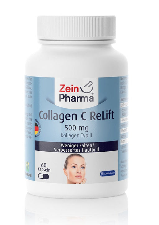 Zein Pharma Collagen C ReLift, 500mg - 60 caps | High-Quality Collagen | MySupplementShop.co.uk