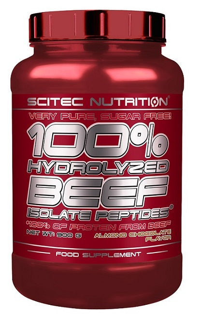 SciTec 100% Hydrolyzed Beef Isolate Peptides, Almond-Chocolate - 900 grams | High-Quality Protein | MySupplementShop.co.uk