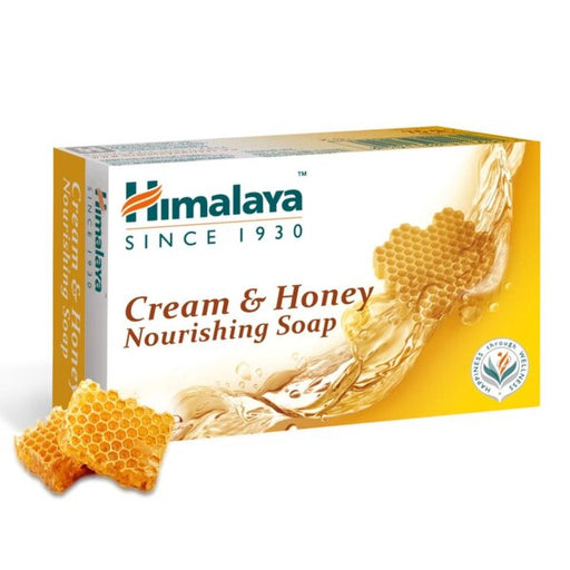 Himalaya Cream & Honey Nourishing Soap - 75g | High Quality Bath and Body Supplements at MYSUPPLEMENTSHOP.co.uk