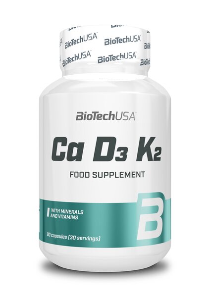 BioTechUSA Ca D3 K2 - 90 caps | High-Quality Sports Supplements | MySupplementShop.co.uk