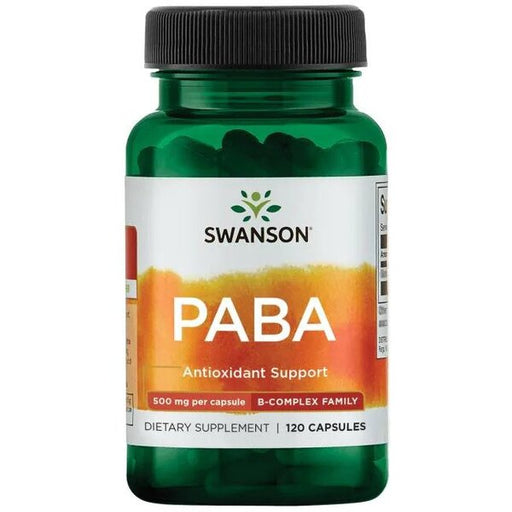 Swanson PABA, 500mg - 120 caps | High-Quality Combination Multivitamins & Minerals | MySupplementShop.co.uk