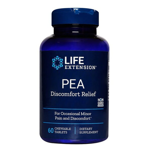 Life Extension PEA Discomfort Relief - 60 chewable tablets | High-Quality Health and Wellbeing | MySupplementShop.co.uk