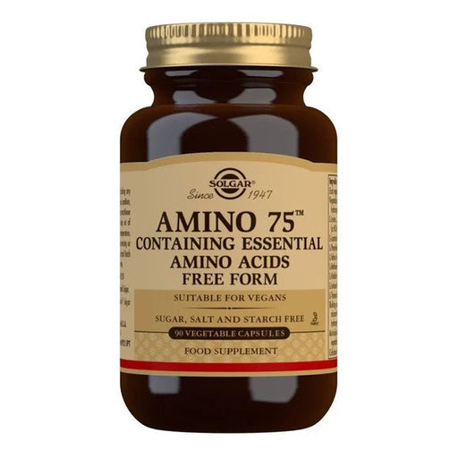Solgar Amino 75 Essential Amino Acids - 90 vcaps | High Quality Amino Acids Supplements at MYSUPPLEMENTSHOP.co.uk