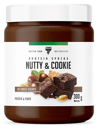 Trec Nutrition Protein Spread, Nutty & Cookie - 300g | High-Quality Diet Snacks | MySupplementShop.co.uk