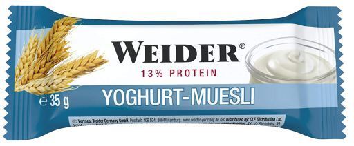 Weider Carbohydrate & Protein Bar, Yoghurt-Muesli - 24 bars | High-Quality Health Foods | MySupplementShop.co.uk