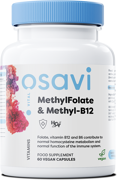 Osavi MethylFolate & Methyl-B12 - 60 vegan caps | High-Quality Sports Supplements | MySupplementShop.co.uk