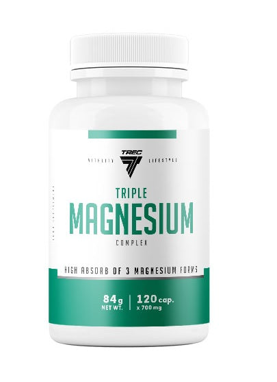 Trec Nutrition Triple Magnesium Complex - 120 caps | High-Quality Health and Wellbeing | MySupplementShop.co.uk
