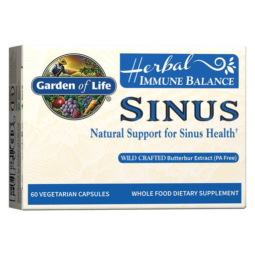 Garden of Life Immune Balance Sinus - 60 vcaps | High-Quality Health and Wellbeing | MySupplementShop.co.uk