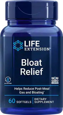 Life Extension Bloat Relief - 60 softgels | High-Quality Vitamins | MySupplementShop.co.uk