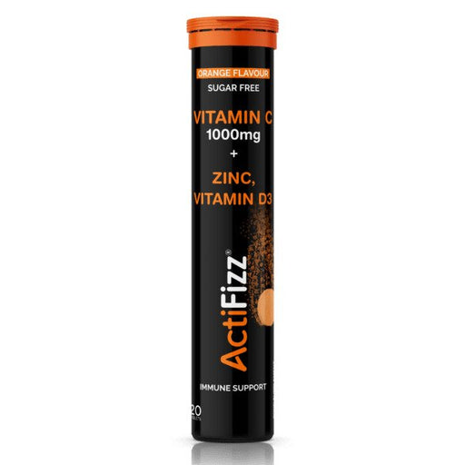 ActiFizz Vitamin C, 1000mg with Zinc & Vitamin D, Orange - 20 tabs | High-Quality Vitamin C | MySupplementShop.co.uk