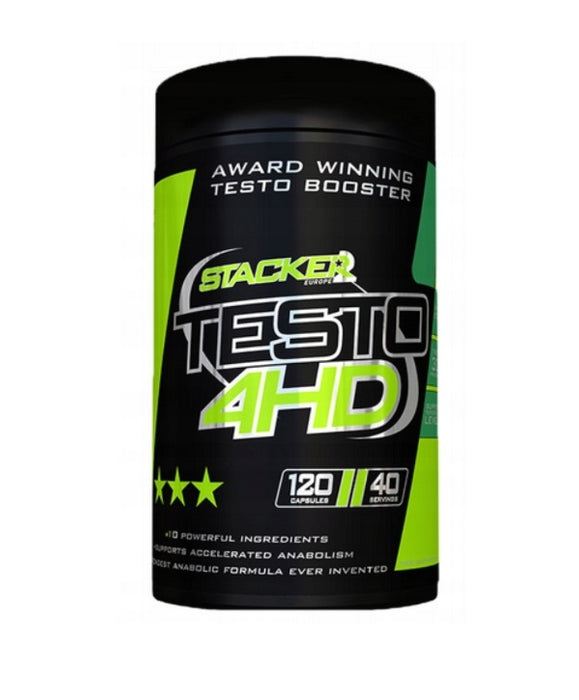Stacker2 Europe Testo 4HD - 120 vcaps | High-Quality Natural Testosterone Support | MySupplementShop.co.uk