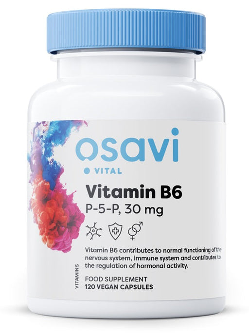 Osavi Vitamin B6 - P-5-P, 30 mg - 120 vegan caps | High-Quality Vitamin B6 | MySupplementShop.co.uk